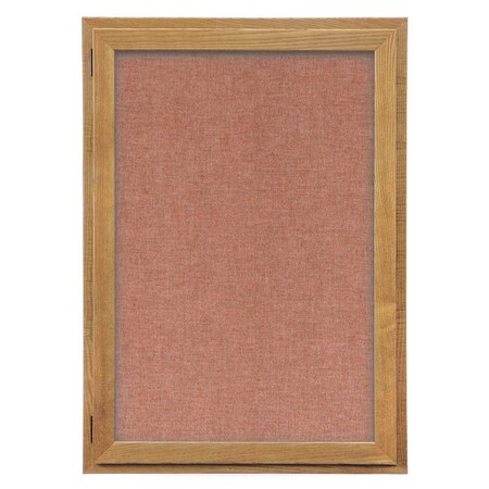 United Visual Products Outdoor Enclosed Combo Board, 72"x36", Black Frame/White Porc & Black UVCB7236ODB-WHTPORC-BLACK